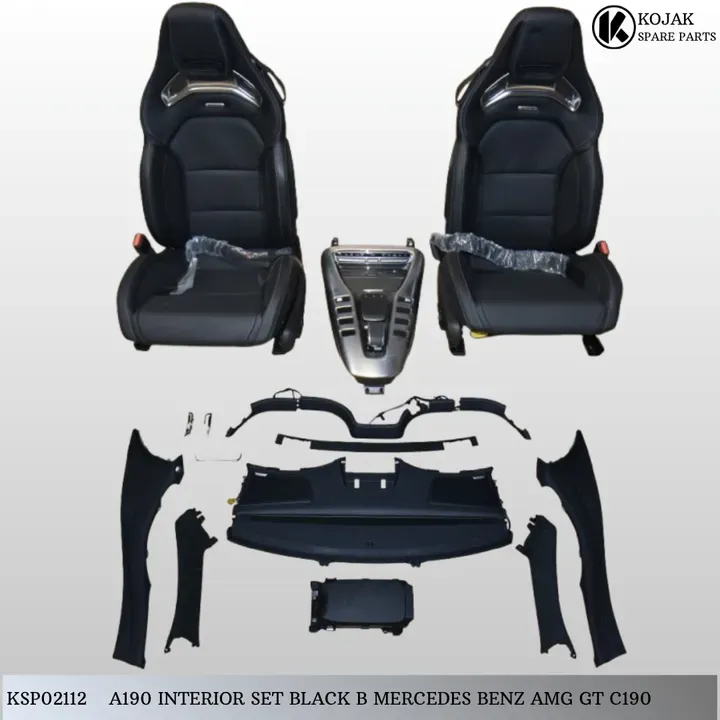 a190 interior set black b